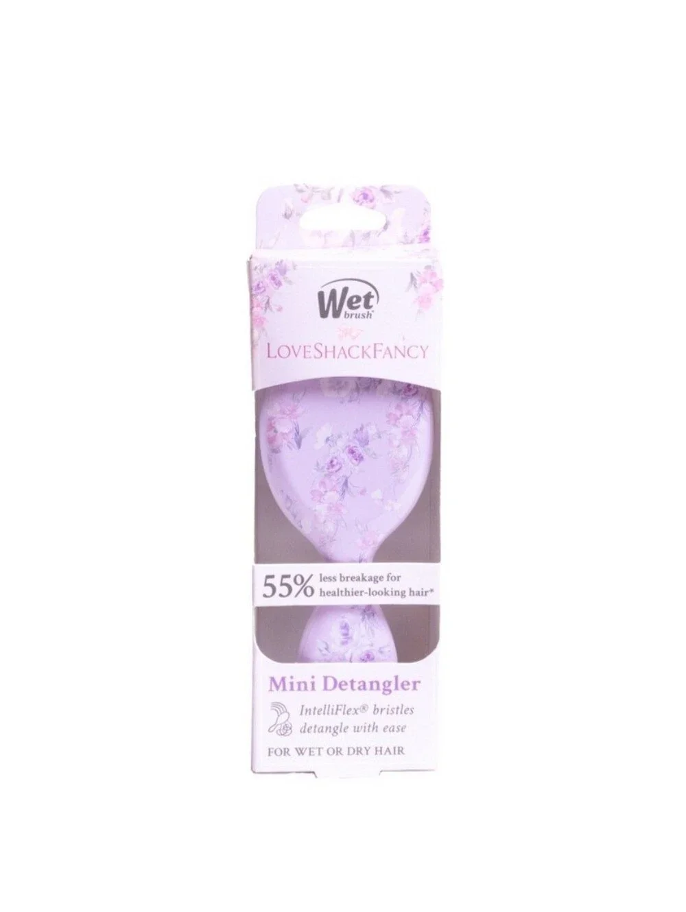 NWT Limited Edition LoveShackFancy x Wet Brush Mini Detangler - Hibiscus- Floral
